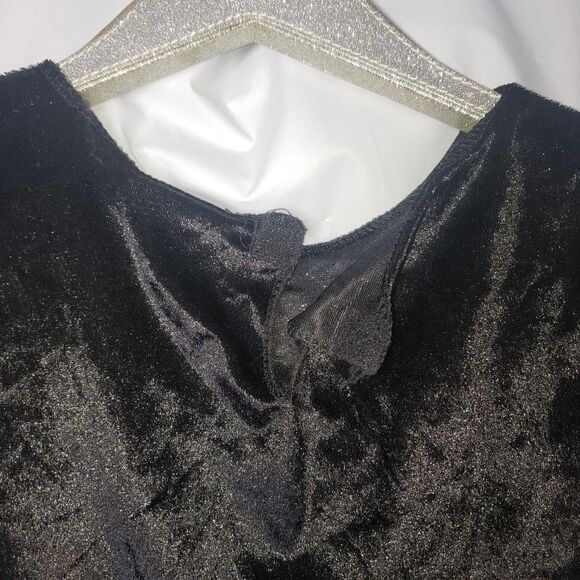 Skeleton Costume Dress Girls Medium 8-10 Black Silver Sparkle Tutu Halloween - Picture 3 of 5